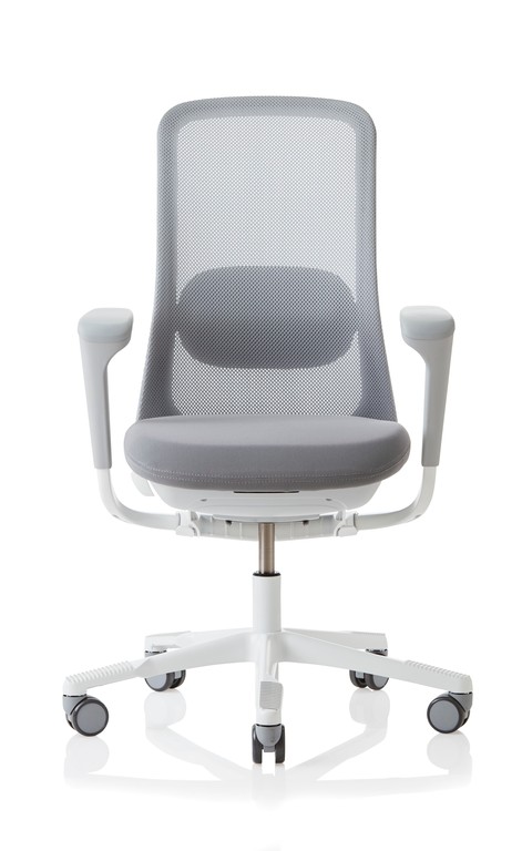 HAG Sofi Mesh Task Chair Grey And White