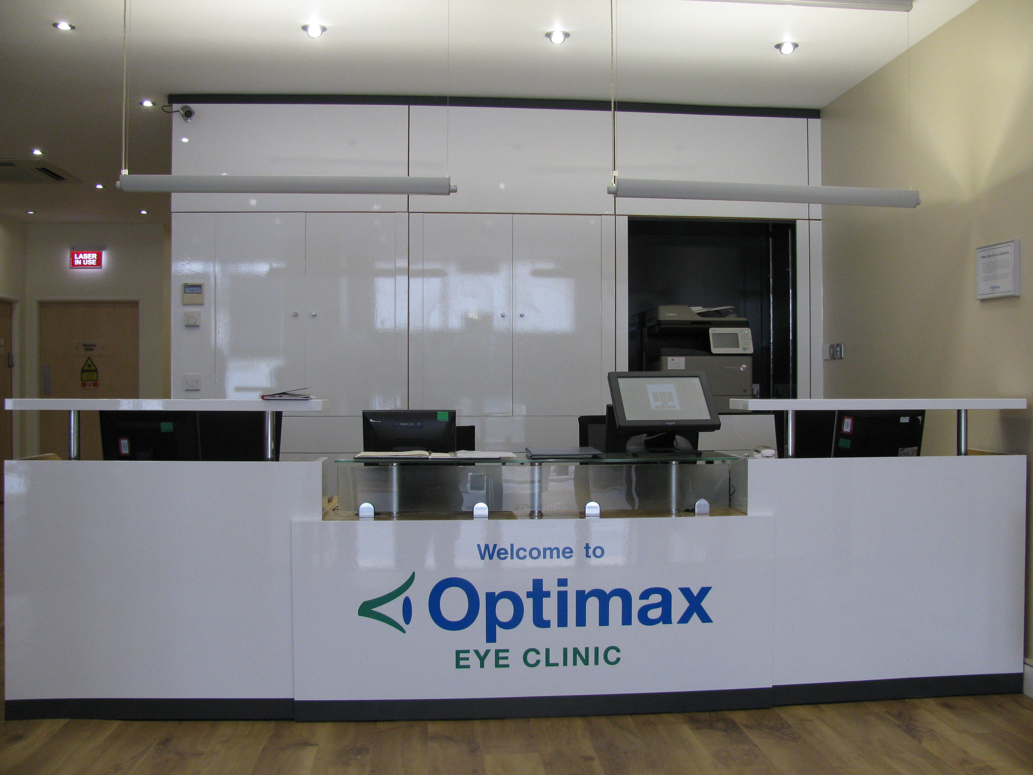 Wrapped Reception Desk