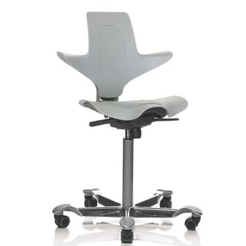 HAG-Capisco-Puls-Ergonomic-Task-Chair-Grey