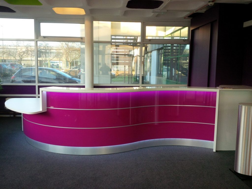 High-Gloss-Curved Reception-Desk