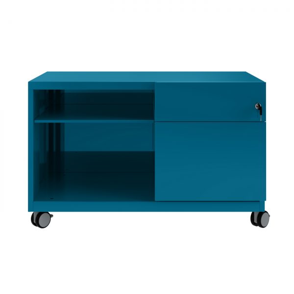 Azure Blue Bisley Mobile Storage Unit