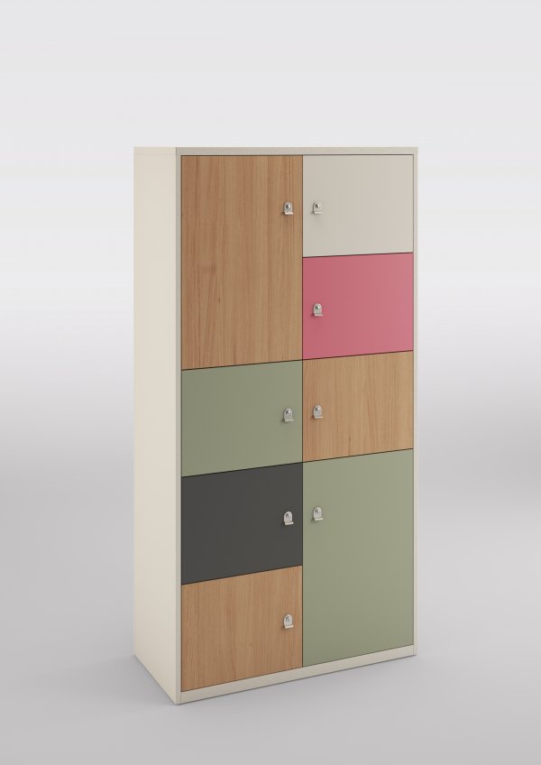 Mixed Finish Bisley Lodge Lockers