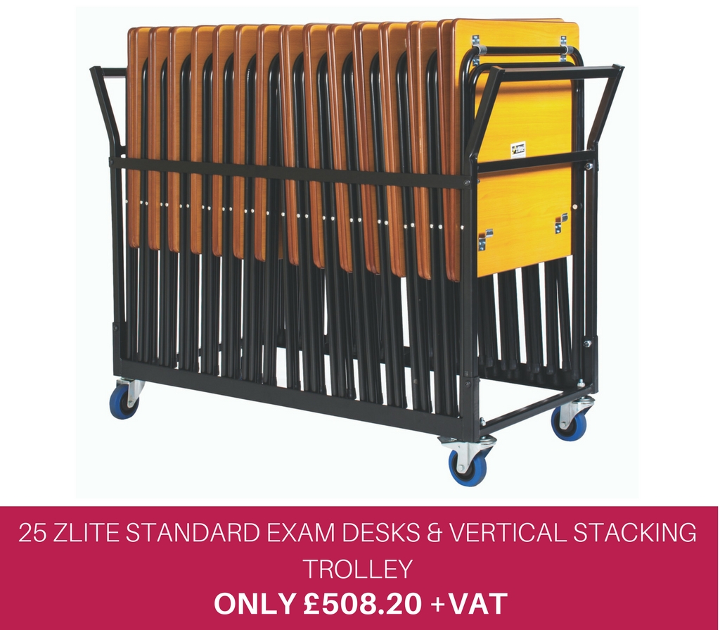 40 Zlite Standard Desks and Trolley Offer