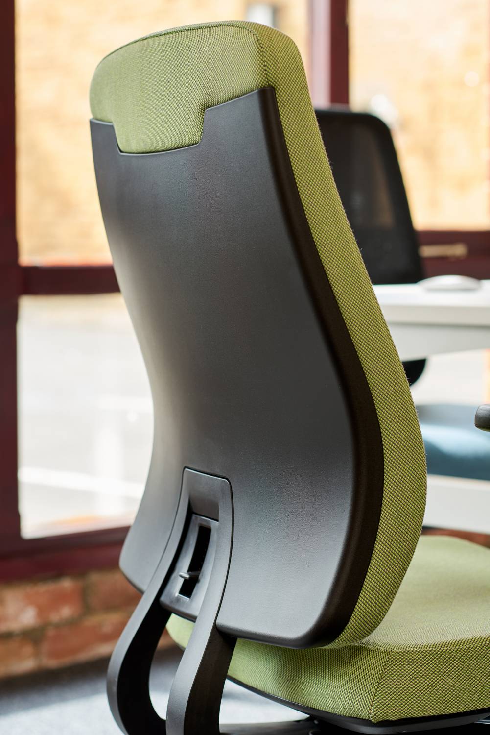 Task Chair With Curved Back Close Up