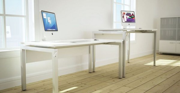 Bench²-Manual-Height-Adjustable-Desks-White-In-Situ