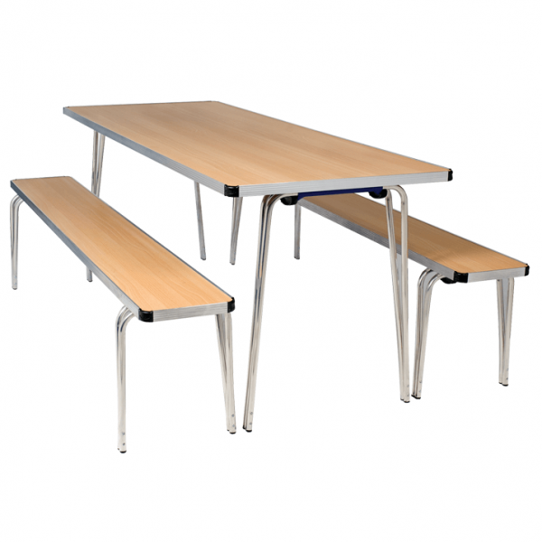 Contour Folding Bench and Table Set