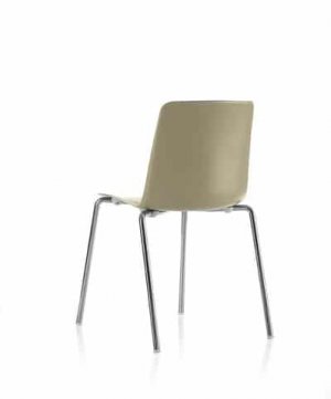 Coso-Chrome-Frame-Cafe-Chair-Back-View