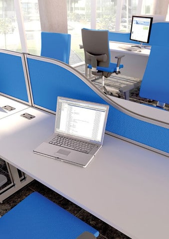 D3K-Wave-Top-Blue-Fabric-Office-Desk-Partition