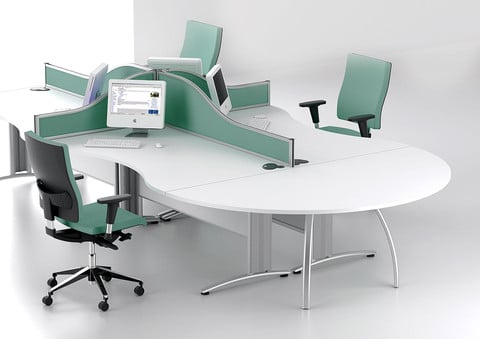 D3K-Wave-Top-Green-Office-Desk-Divider