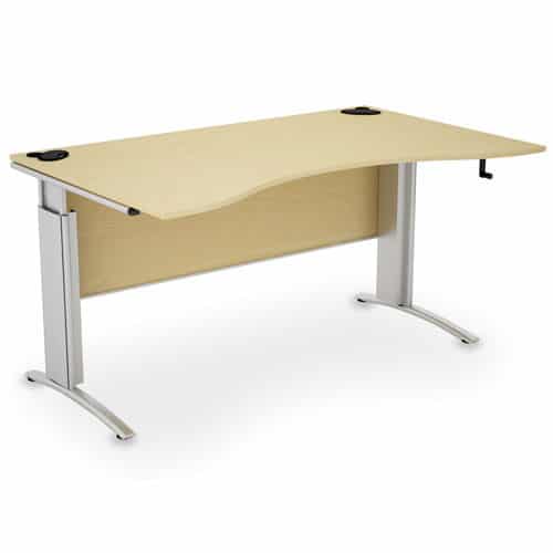 D3k-Manual-Height-Adjustable-Desk-Wave-Top-Cantilever-Frame