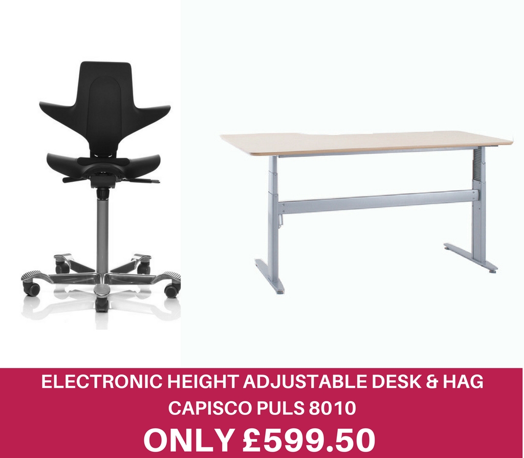 Electronic Height Adjustable Desk & 8010 iCON