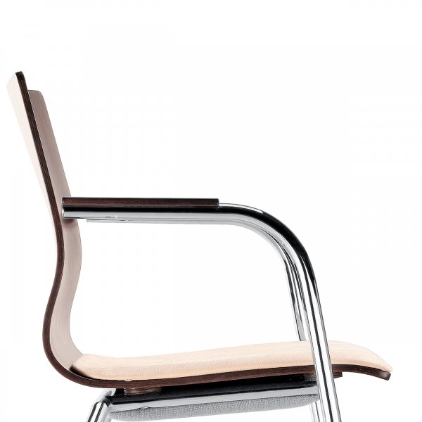 Espacio Chairs with Wooden Arm Pads