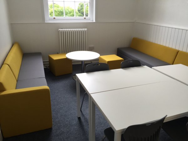 Far Modular Soft Seating in Yellow and Grey