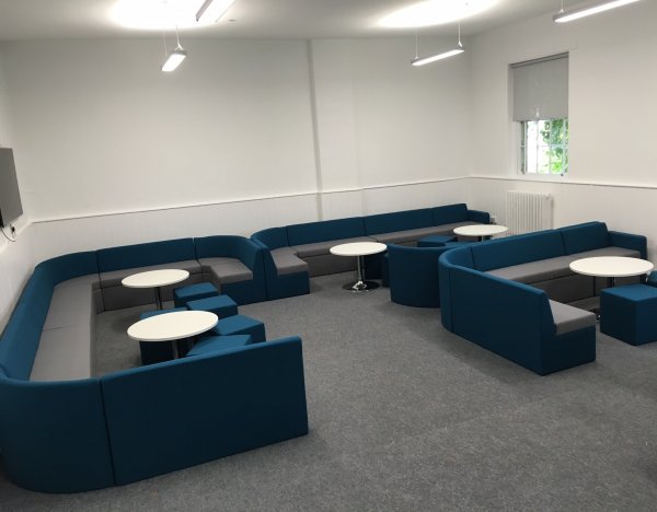 Far Soft Modular Seating Blue and Grey