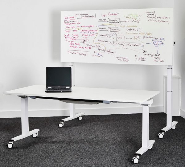 GC1-Flip-Top-Height-Adjustable-Table-Used-as-Desk-and-White-Board