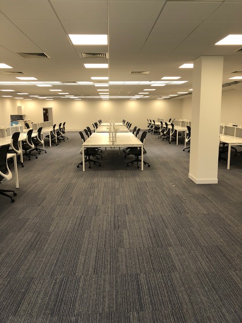 Main Office with Bench desking