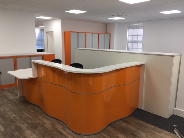 Reception Desk with Bespoke Surround