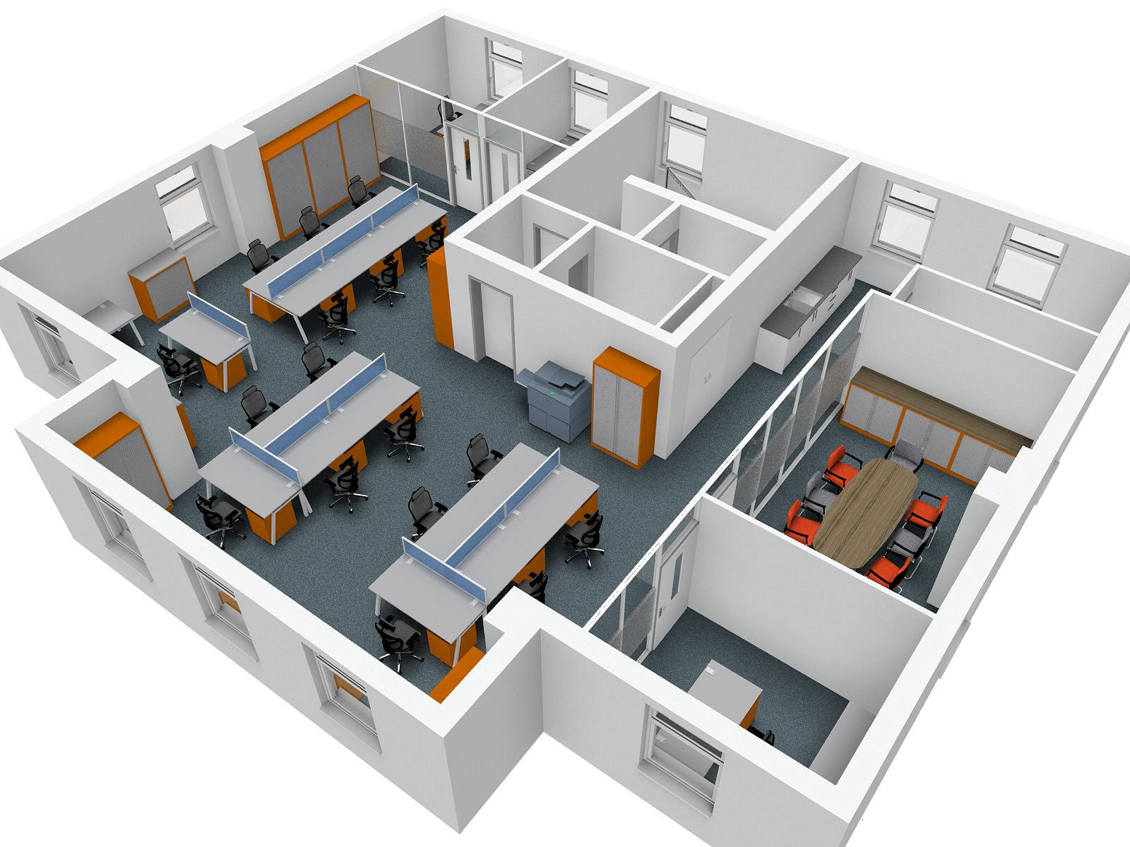 First Floor Office Plans