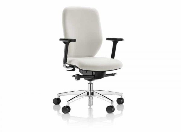 Lily Modern White Office Chair