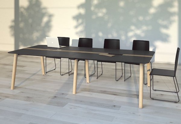 NOVA Wood Meeting Tables In Situ