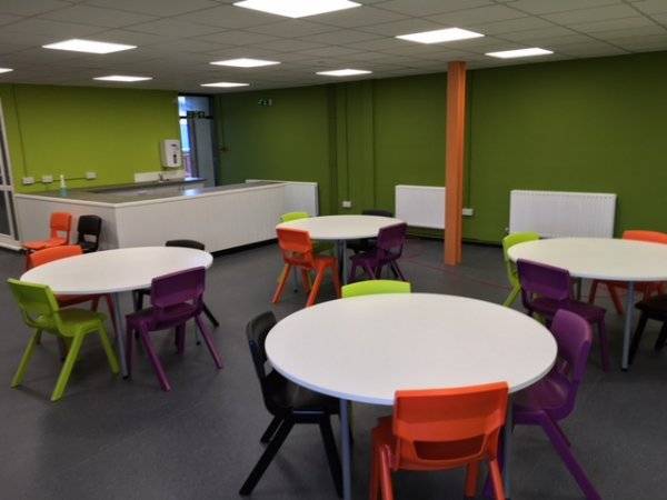 Postura Plus Chairs Orange Green Black Purple