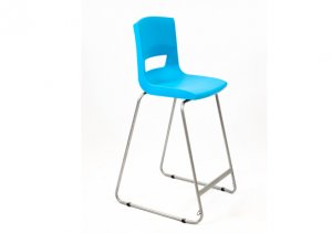 Postura Plus High Chair Aqua Blue