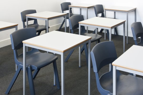 Dark-Blue-Postura-Plus-Chairs-In-Classroom-Set-Up