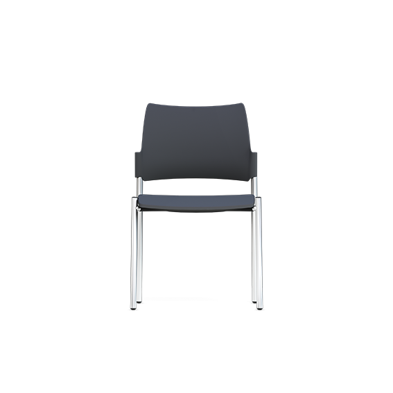 SJX-Plastic-Conference-Chair-Black
