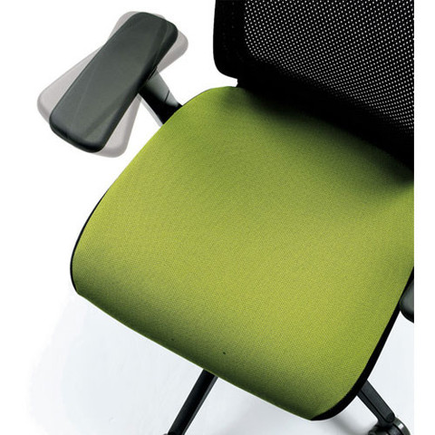 Sidiz-Green-Office-Chair-Swivel-Arm-Feature