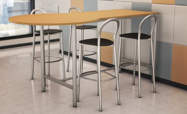 Stand Height Tables with Visa Stools