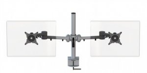 Streamcomb Double Monitor Arm with Clamp Fixing