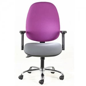 Titanium-High-Back-Task-Chair-With-Arms
