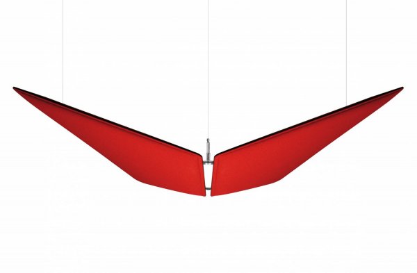 V-Flap-Red-Acoustic-Panels-Ceiling-Suspended