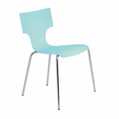 Visa-Plastic-Light-Blue-Canteen-Chair-with-Chrome-Frame