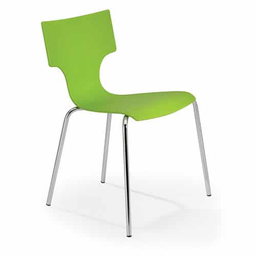 Visa-Green-Plastic-Canteen-Chair-with-Chrome-Frame