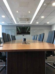 Walnut Veneer Boardroom Table