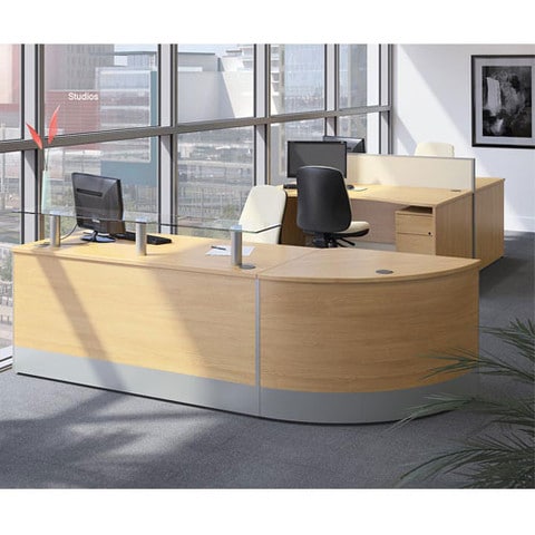 X Range Modular Reception Desk Wave Office Ltd