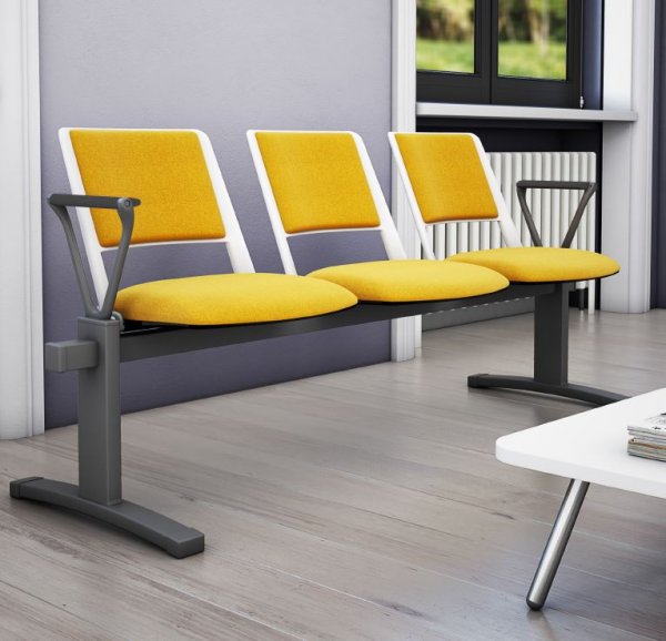 Zela-Fully-Upholstered-Beam-Seating-Grey-Frame-with Arms