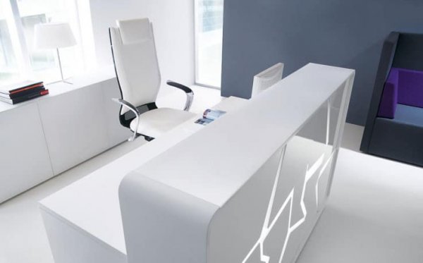 Arctic-Summer-White-Laquered-Modern-Reception-Desk-with-White-Backlight