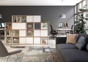 Bisley BOB Modular Storage as Office Room Divider