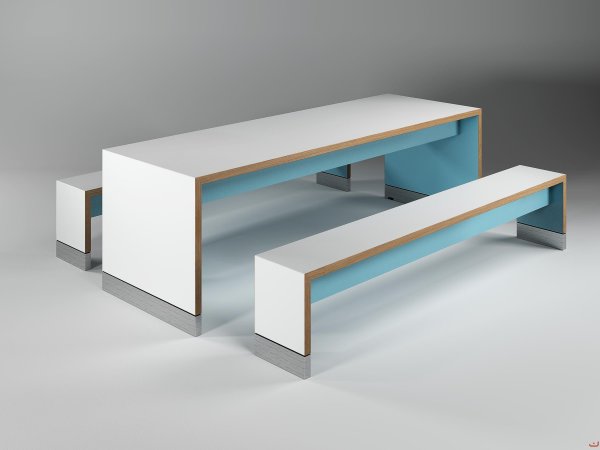 Jive-Canteen-Furniture-Benching-Blue-Solid-Oak-Edging
