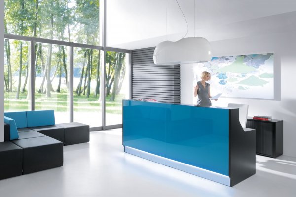 Linea Reception Desk MDD In Situ