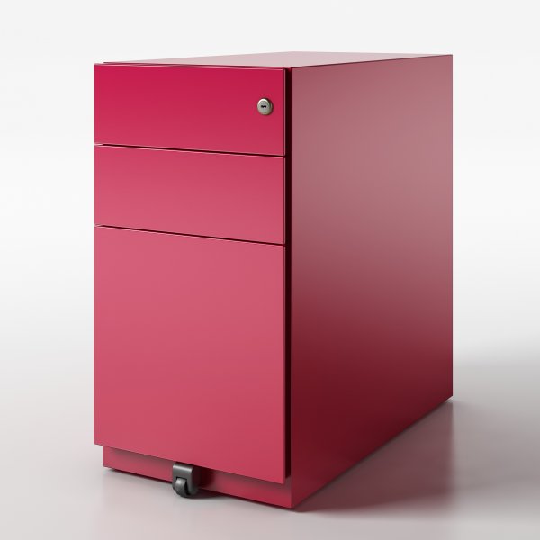 Cardinal Red Note Pedestal Bisley