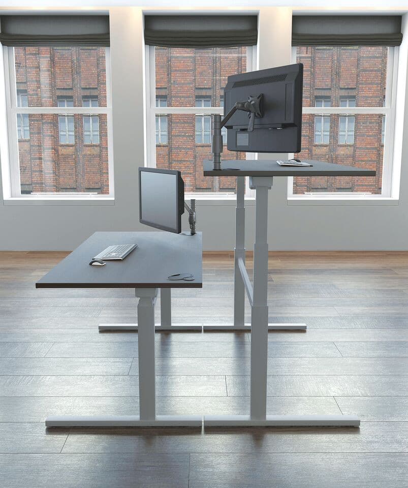 RISE HEIGHT ADJUSTABLE DESKS | WAVE OFFICE