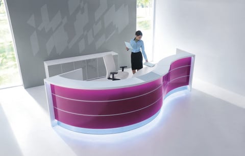 Valde-Modern-Purple-Gloss-Reception-Counter-Wave-Shape